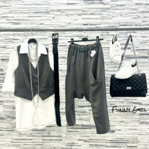 Pantalone cavallo basso