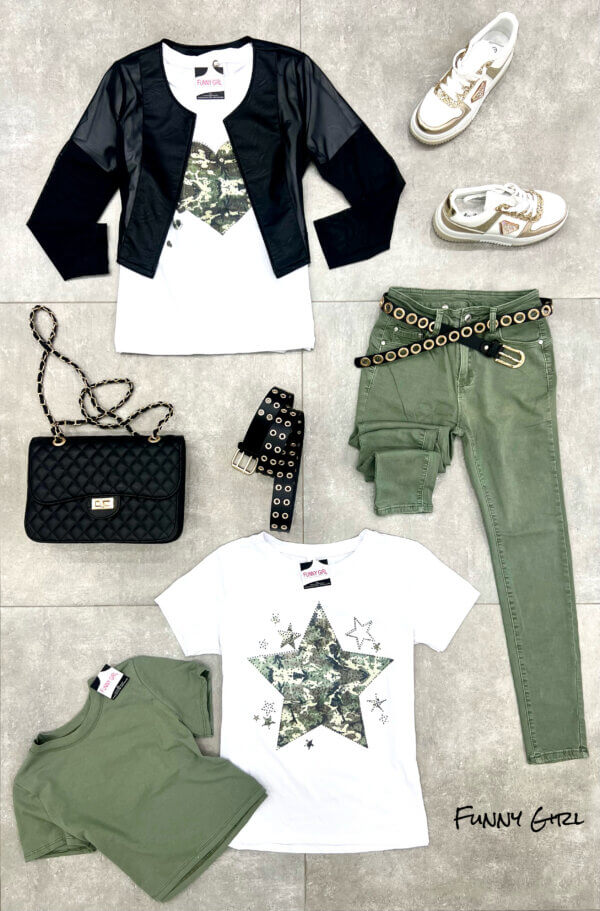 Jeans skinny military