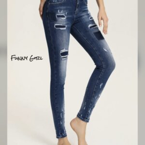 Jeans skinny hole