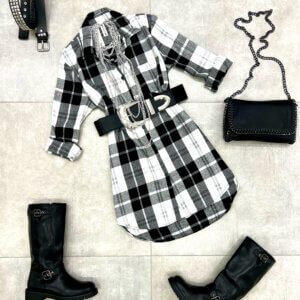 Abito camicia london black