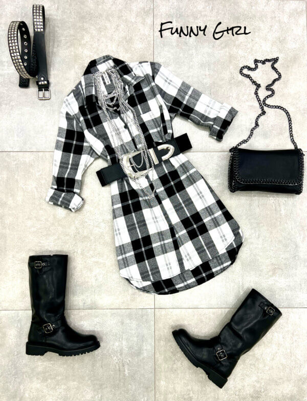 Abito camicia london black