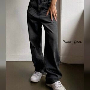 Jeans palazzo grey