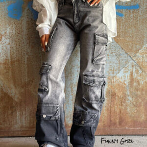 Jeans cargo grey