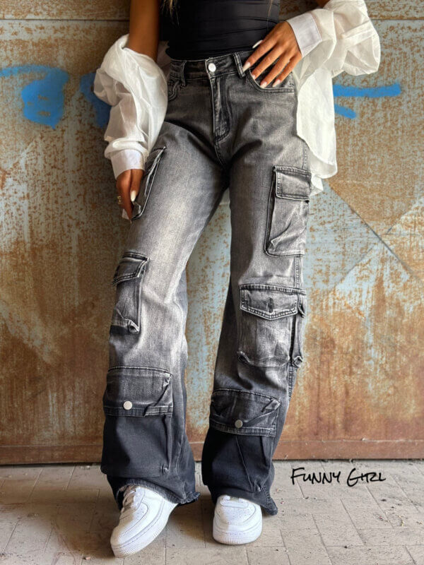 Jeans cargo grey