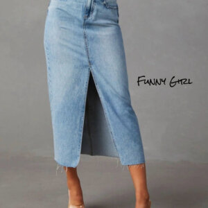 Gonna lunga jeans