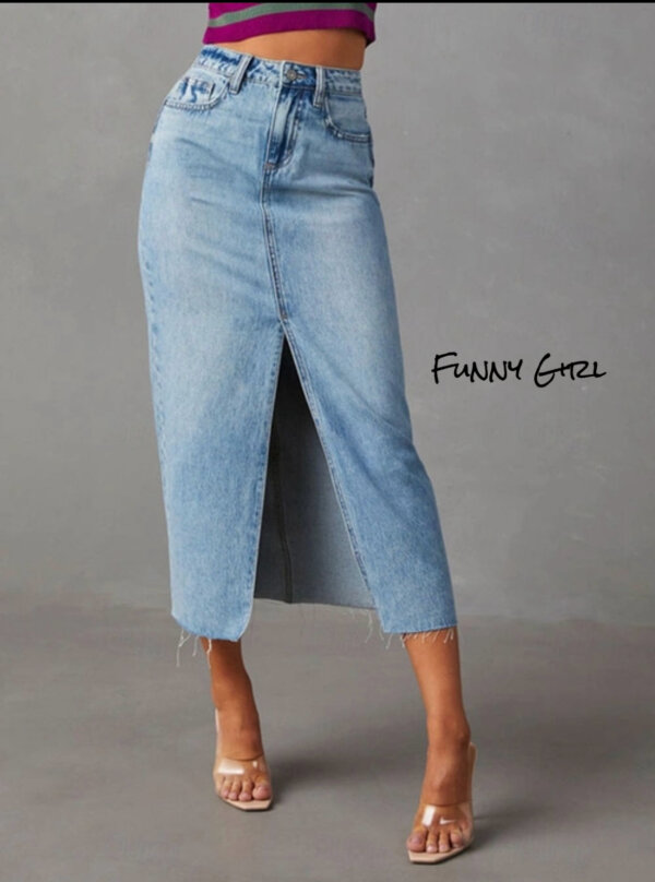 Gonna lunga jeans