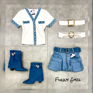Minigonna jeans task