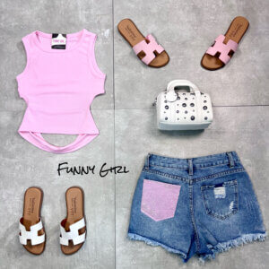 Shorts tasca pink
