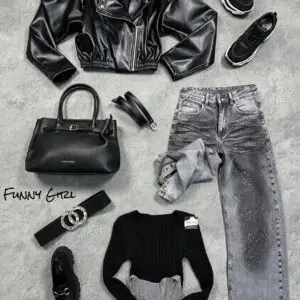 Jeans spray grey